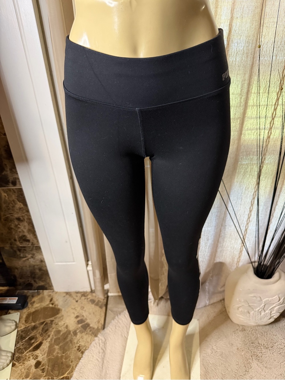 PINK Victoria's Secret Black High-Rise Leggings